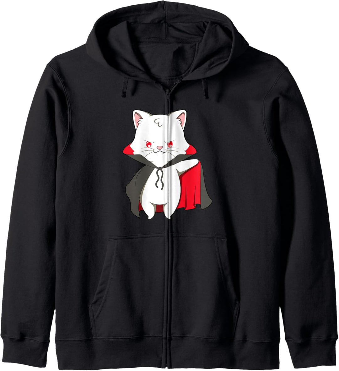 Vampirkatze Halloween Kapuzenjacke