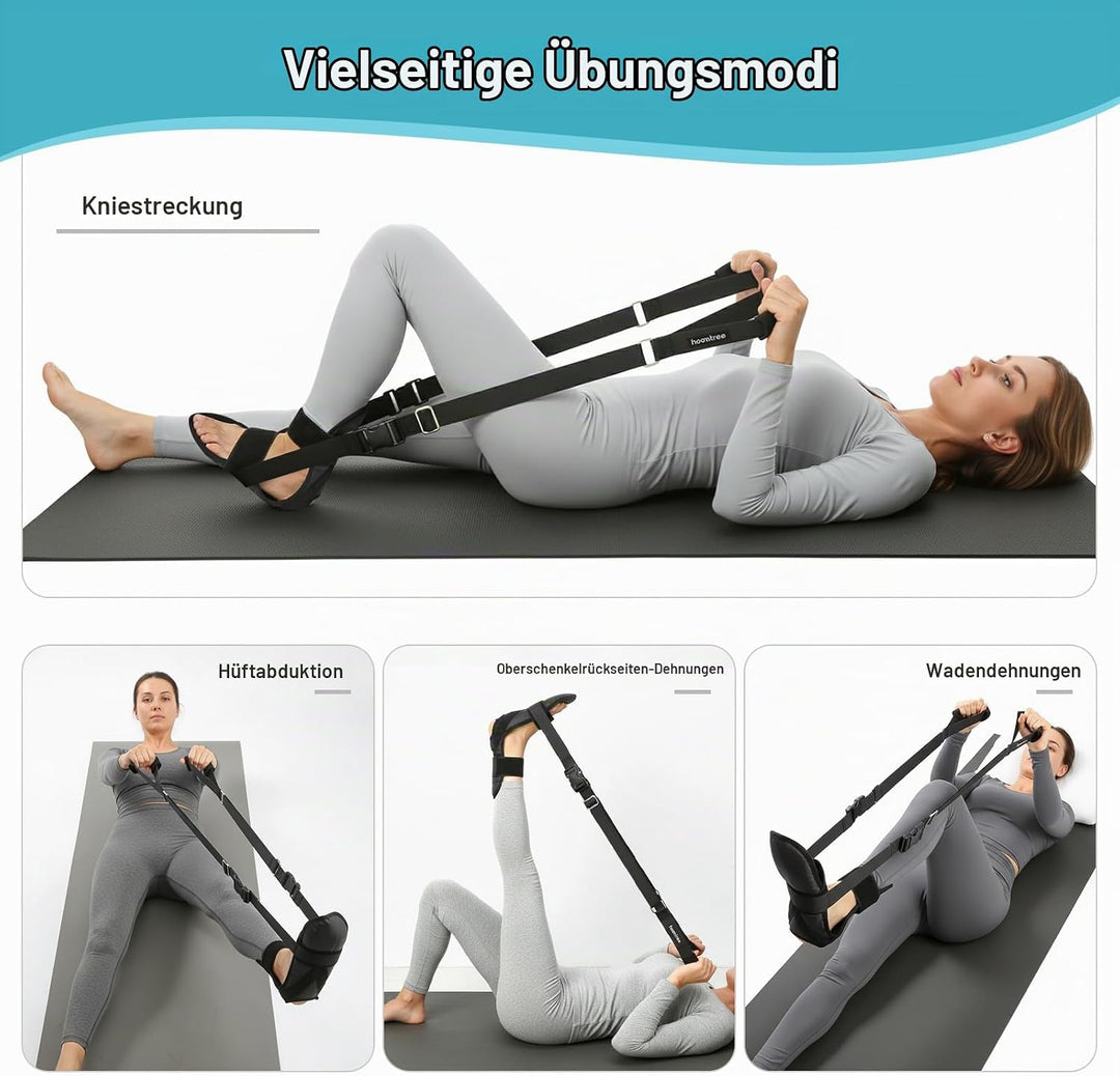 Knieübungsgurt für Physiotherapie, Hilfsmittel zur Genesung nach Knieersatz, Ausrüstung zur Genesung