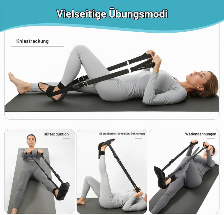 Knieübungsgurt für Physiotherapie, Hilfsmittel zur Genesung nach Knieersatz, Ausrüstung zur Genesung