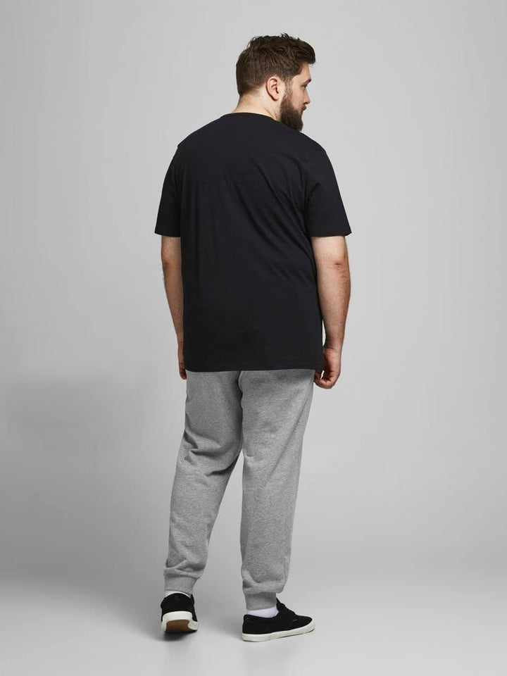 JACK & JONES Male Jogginghose Regular Fit Jogginghose XXL Light Grey Melange, XXL Light Grey Melange
