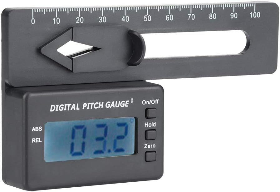 Yctze RC-Helikopter-Modell, LCD-Digital-Pitch-Messgerät, Elektronisches Zubehör für Genaue Pitch-Mes