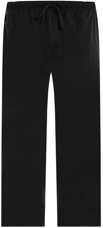 U2SKIIN Pyjamahose Herren lang 100% Baumwolle, Schlafhose Herren Schlafanzughose lang Pyjama Hose Sc