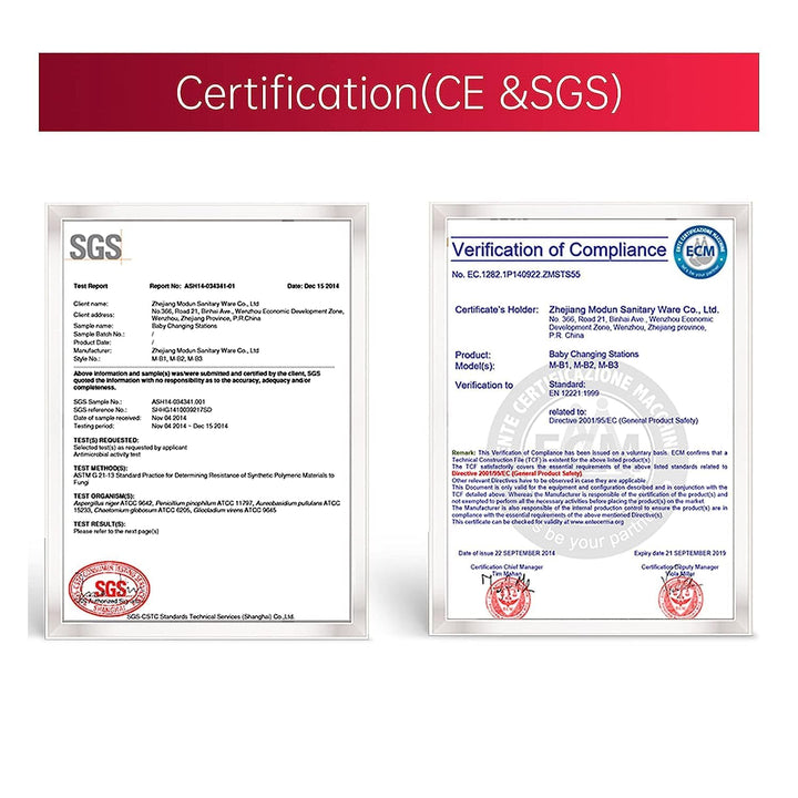 modunful Wickelkommode mit Schild, Wandmontierte Wickelkommode, Wickeltisch für gewerbliche Toilette