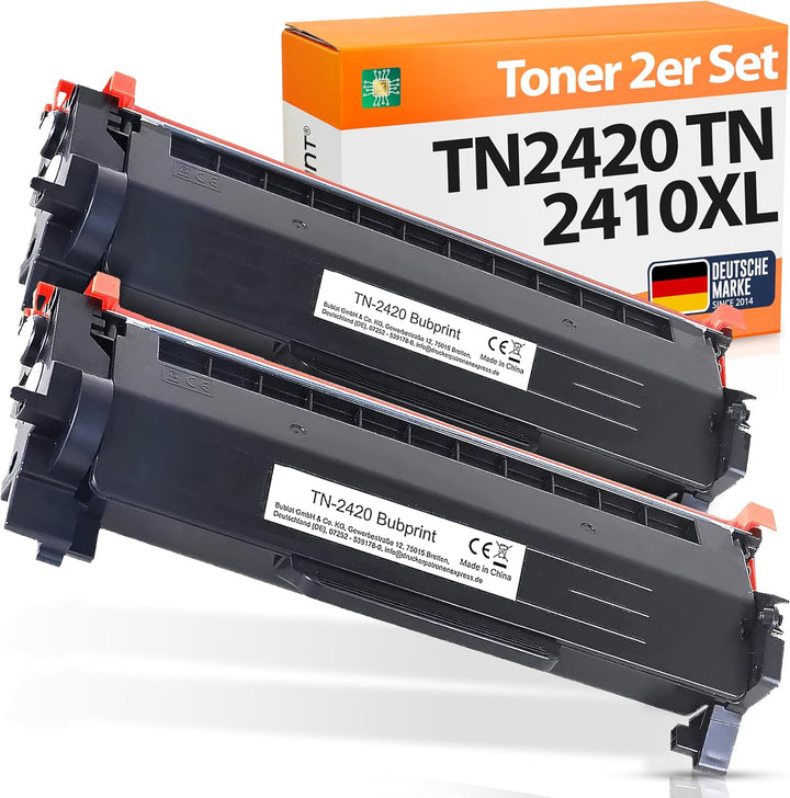 2 TN 2420 kompatibel als Ersatz für Toner Brother TN-2420 TN2420 für Brother MFC-L2710DW Toner HL-L2