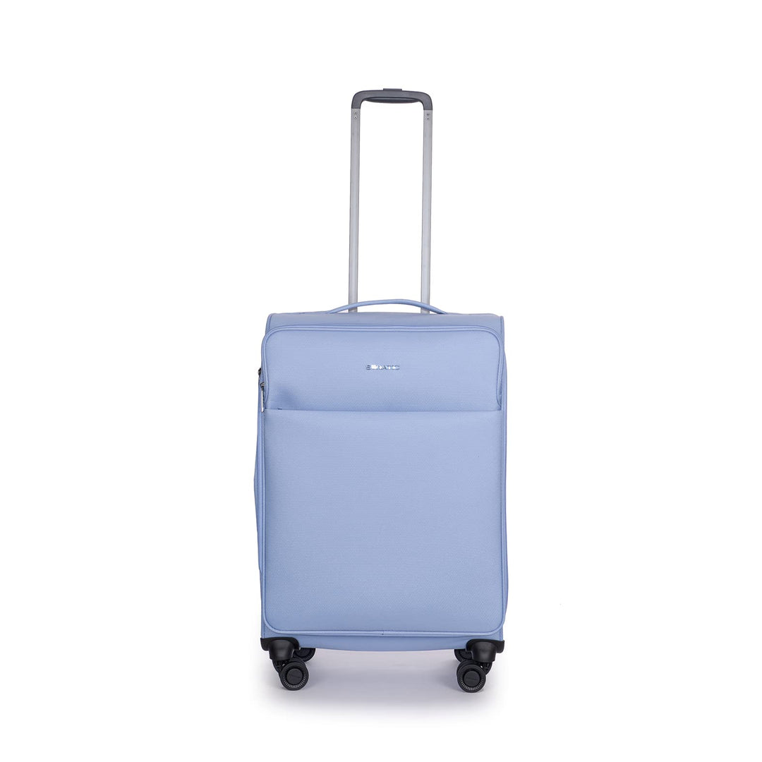 Stratic Light + Koffer Weichschale Reisekoffer Trolley Rollkoffer mittelgross, TSA Kofferschloss, 4