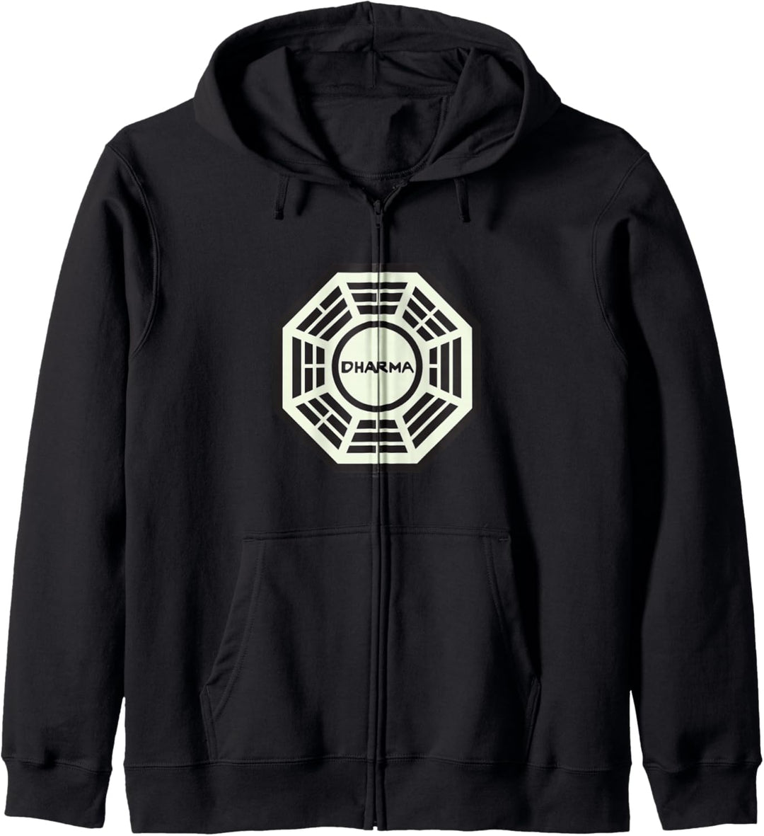Lost Dunkles Dharma Logo Kapuzenjacke