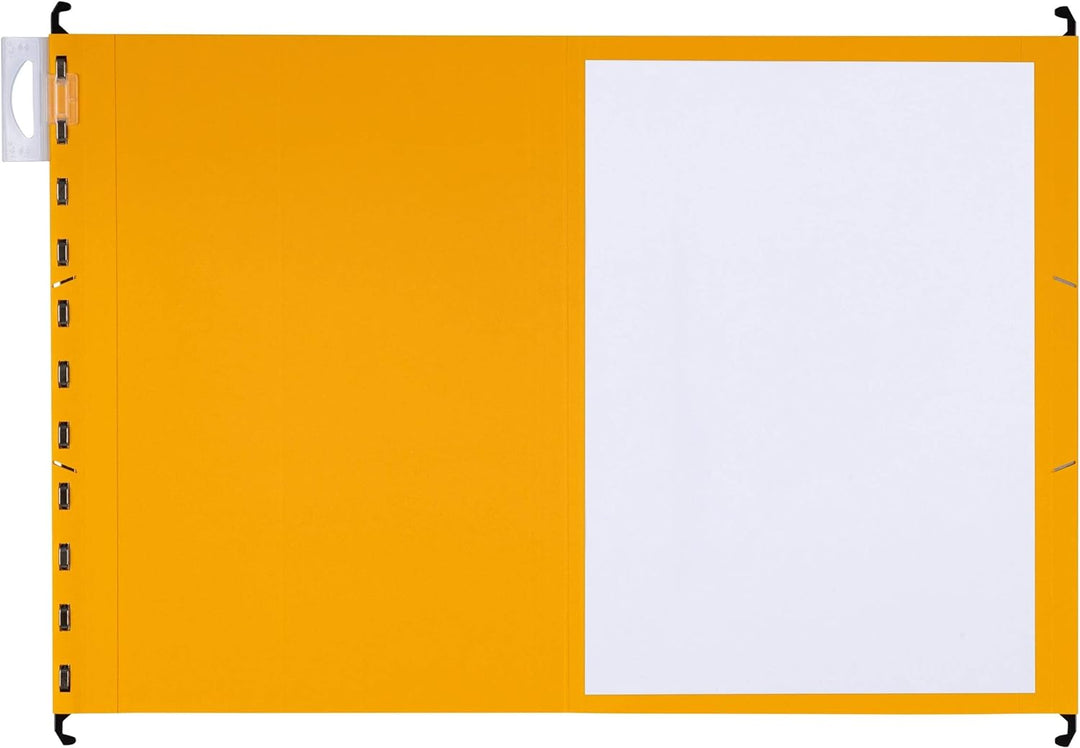 ELBA Hängemappe chic für A4, aus Karton, seitlich offen, gelb, 25er Pack Hängemappe gelb 25 Stück, H