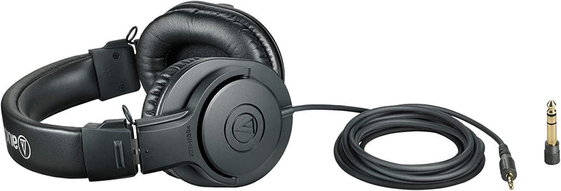 Audio-Technica M20x Professioneller Monitorkopfhörer Schwarz Kabelgebunden, Kabelgebunden