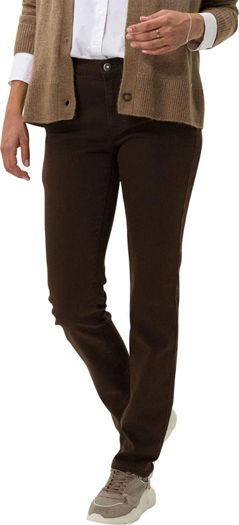 BRAX Damen Style Mary Blue Planet Nachhaltige Five-Pocket I Jeans, 38W / 30L Brown