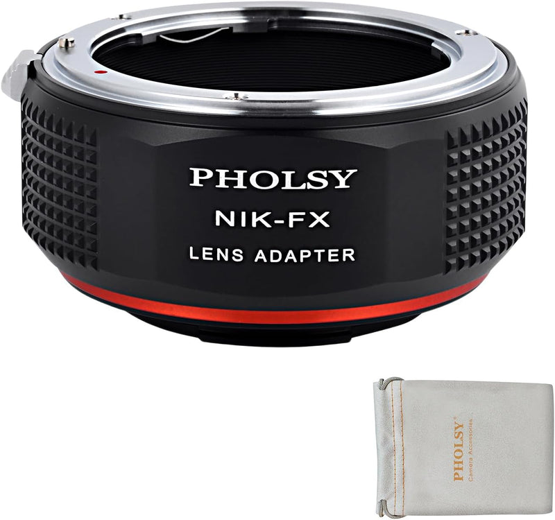 PHOLSY Kompatibel mit Nikon F auf FX Objektivadapter Nikkor AI/F/AIS/AF/AF-I/AF-S Objektiv und FX Ka