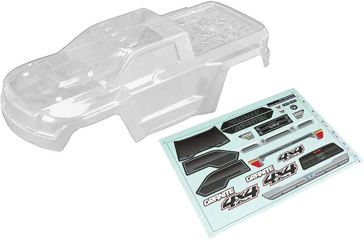 ARRMA mit Abziehbildern, klar: Granit 4x4 AR402261 Mehrfarbig
