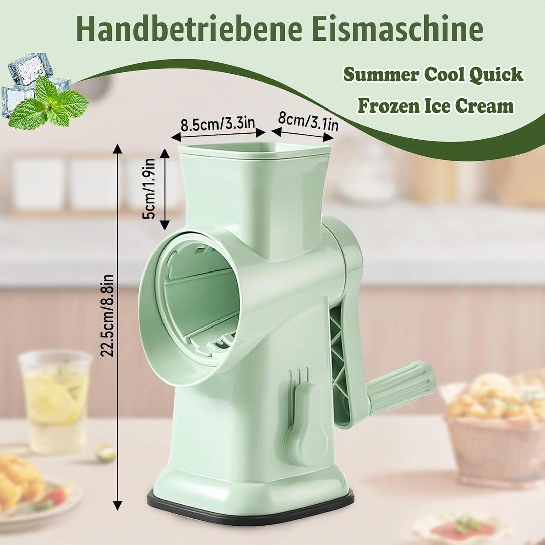 Slushie Maker, FainFun Ice Crusher mit 45°-Doppelklingen und stabilem Saugnapf, Hocheffizient und Ar