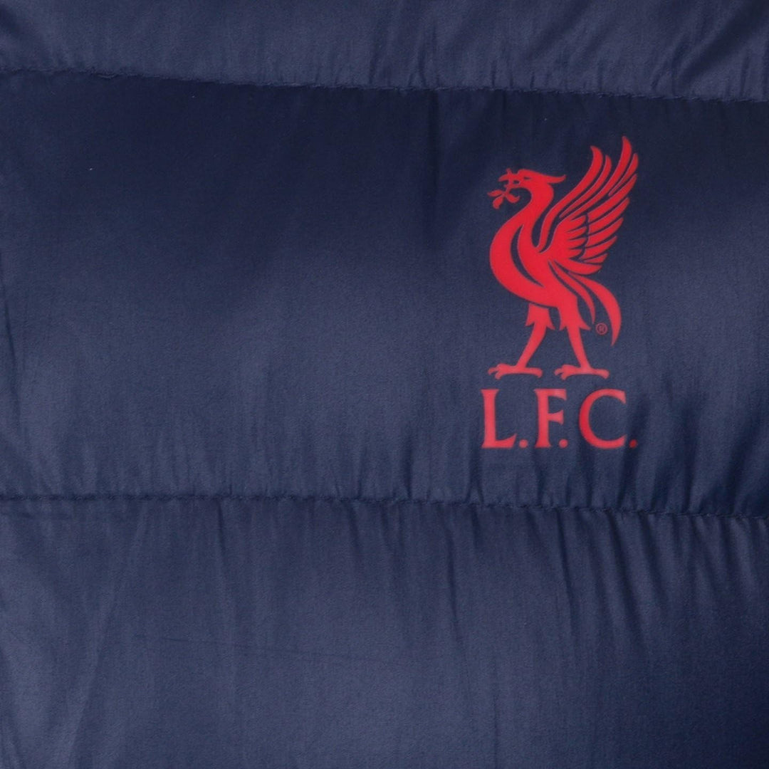 Liverpool FC - Herren Winter-Steppjacke mit Kapuze - Offizielles Merchandise - Geschenk für Fussball