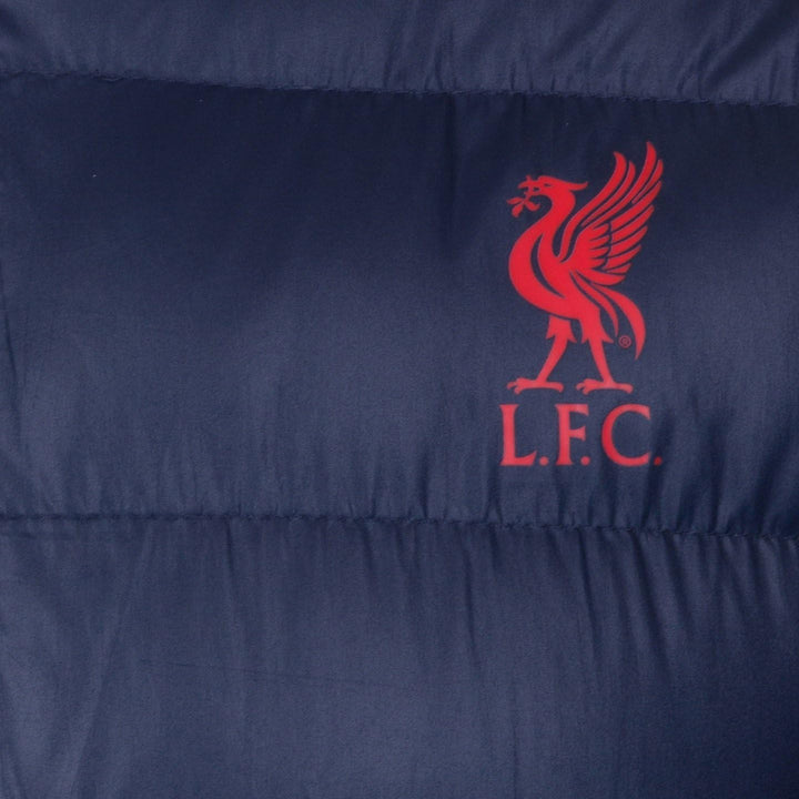 Liverpool FC - Herren Winter-Steppjacke mit Kapuze - Offizielles Merchandise - Geschenk für Fussball
