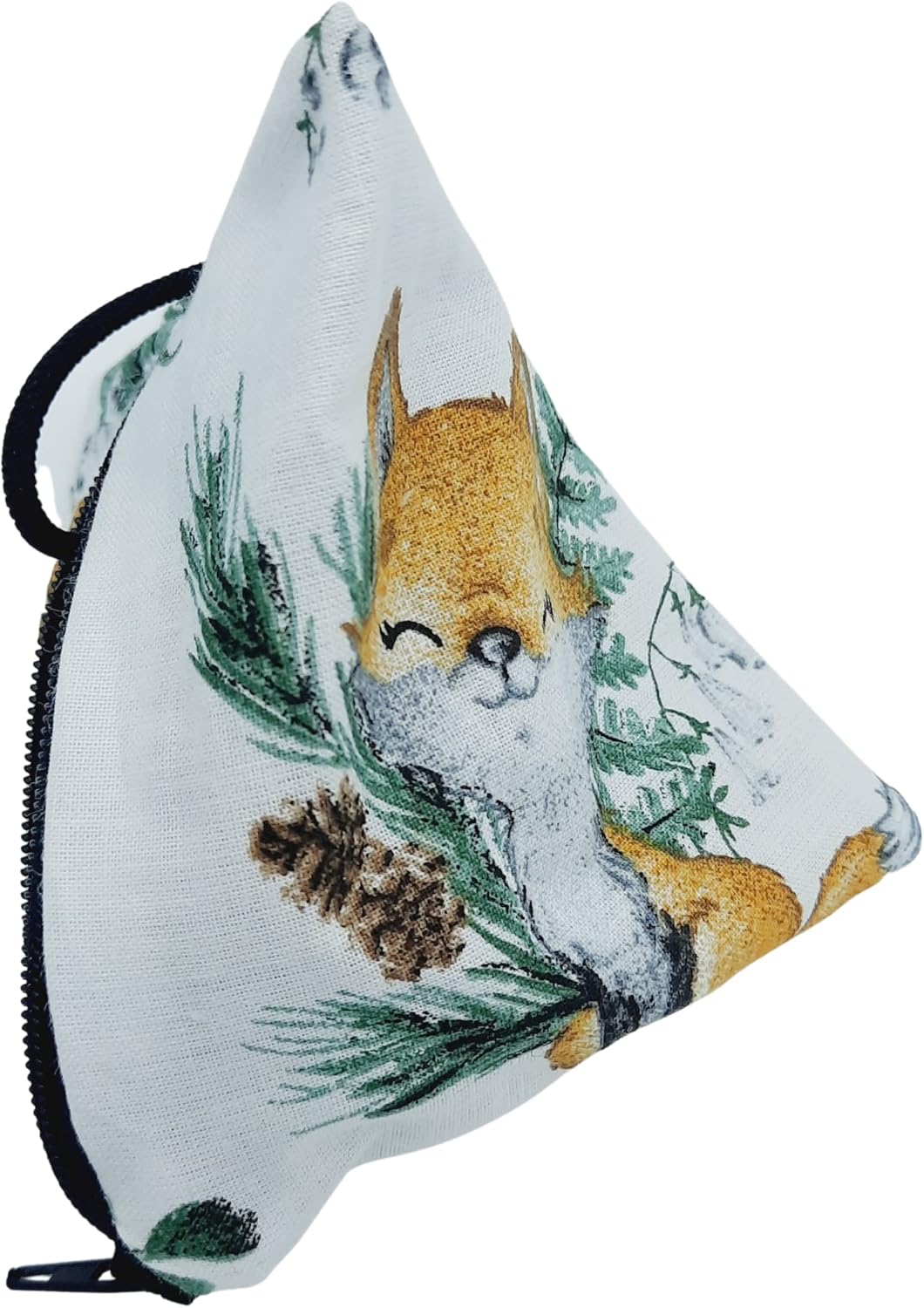 Grosse Windeltasche XXL mit Name Wickeltasche Waldtiere Fuchs Reh