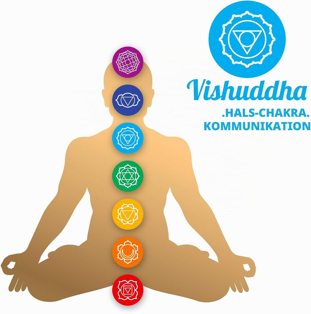 XDrum Therapeutische Klangschale Ton G - auf Ton G gestimmt - für Hals-Chakra (Vishuddha) - Durchmes