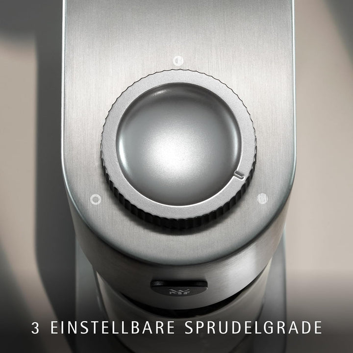 WMF Element One Wassersprudler – vollautomatische Edelstahl Sprudelmaschine mit 3 Graden, platzspare