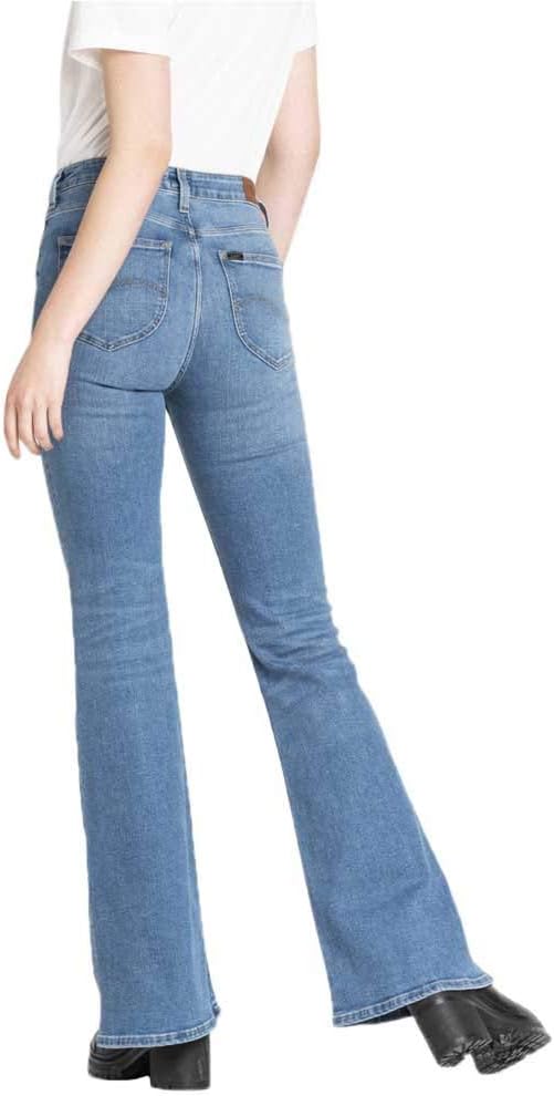 Lee Legendäre Damen-Jeans, mittlere Taille, gerades Bein, Übergrösse 26W / 29L Jaded, 26W / 29L Jade