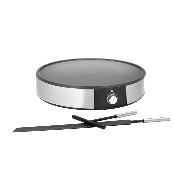 WMF Lono Crepes Maker Creperie mit Wender und Teigverteiler, 1600 W, Ø 33 cm, Crêpes Maker antihaftb