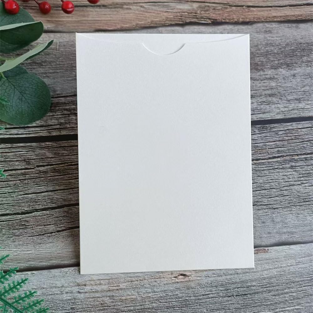 Elfenbeinfarbener Umschlag für Hochzeitskarten, 5x7 Zoll, 25 Stück, Elfenbein