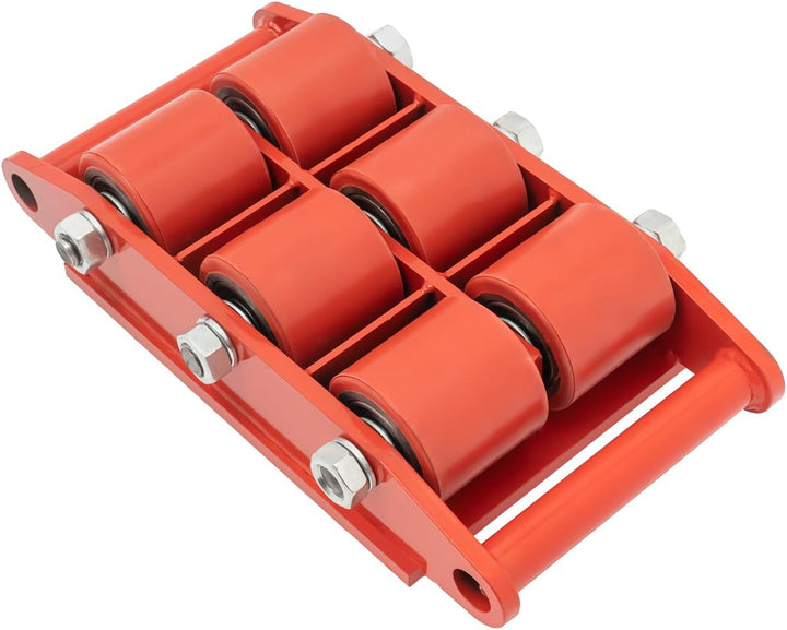 8T Machinery Mover Panzerrollen Transportfahrwerk Maschinenheber 360 ° Drehung Schwerlastrollen Indu