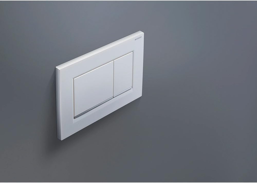 geberit-bouton Schieber 115,883. KK. 1 sigma30 Doppel Jagd weiss/gold/weiss