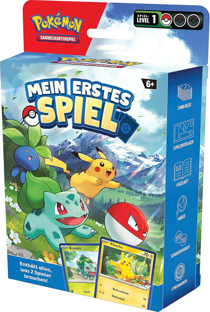 Pokémon-Sammelkartenspiel: Mein erstes Spiel – Pikachu und Bisasam (Mit 2 spielbereiten Mini-Decks &