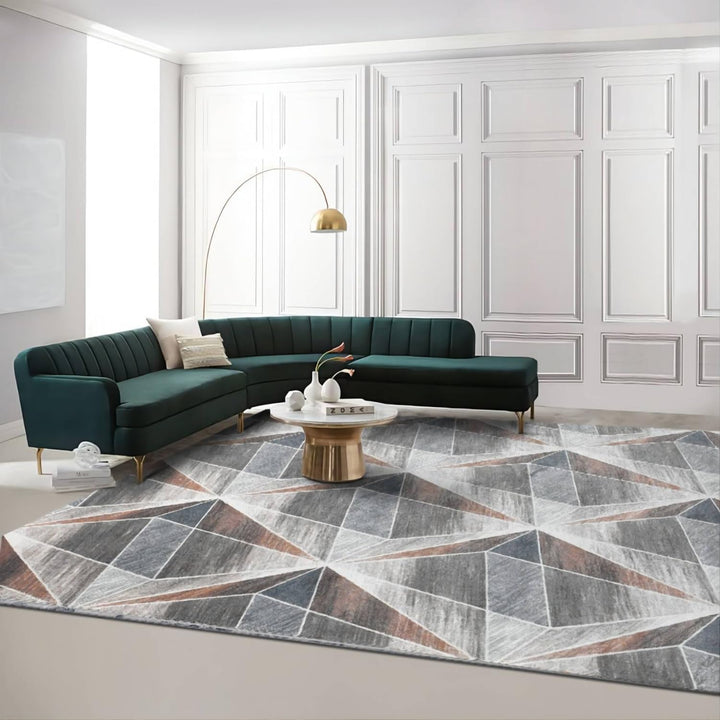 Flooring Highlights Moderner Teppich Wohnzimmer, In & Outdoor Teppich, Robuster Teppich, Weicher Tep