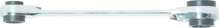 KS Tools 503.4553 4 in 1 GEARplus umschaltbar Doppel-Ratschenringschlüssel, 21x22x24x27mm, 21x22x24x