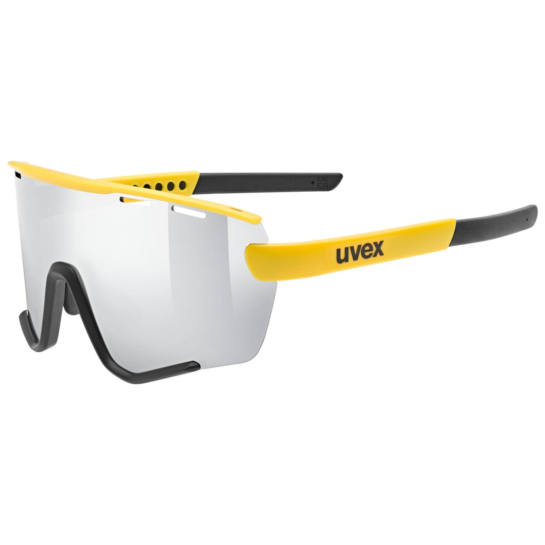 uvex Unisex Sportstyle 236 Set Sportbrille (1er Pack) Einheitsgrösse sunbee-black matt/silver, Einhe