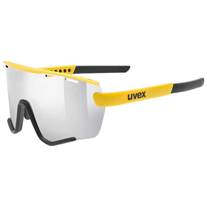 uvex Unisex Sportstyle 236 Set Sportbrille (1er Pack) Einheitsgrösse sunbee-black matt/silver, Einhe