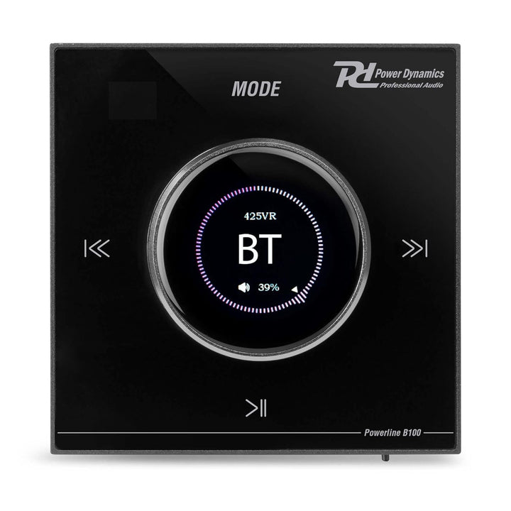 Power Dynamics Powerline B100B Einbau Wand Stereo Verstärker, Audio Verstärker Bluetooth Unterputz-E