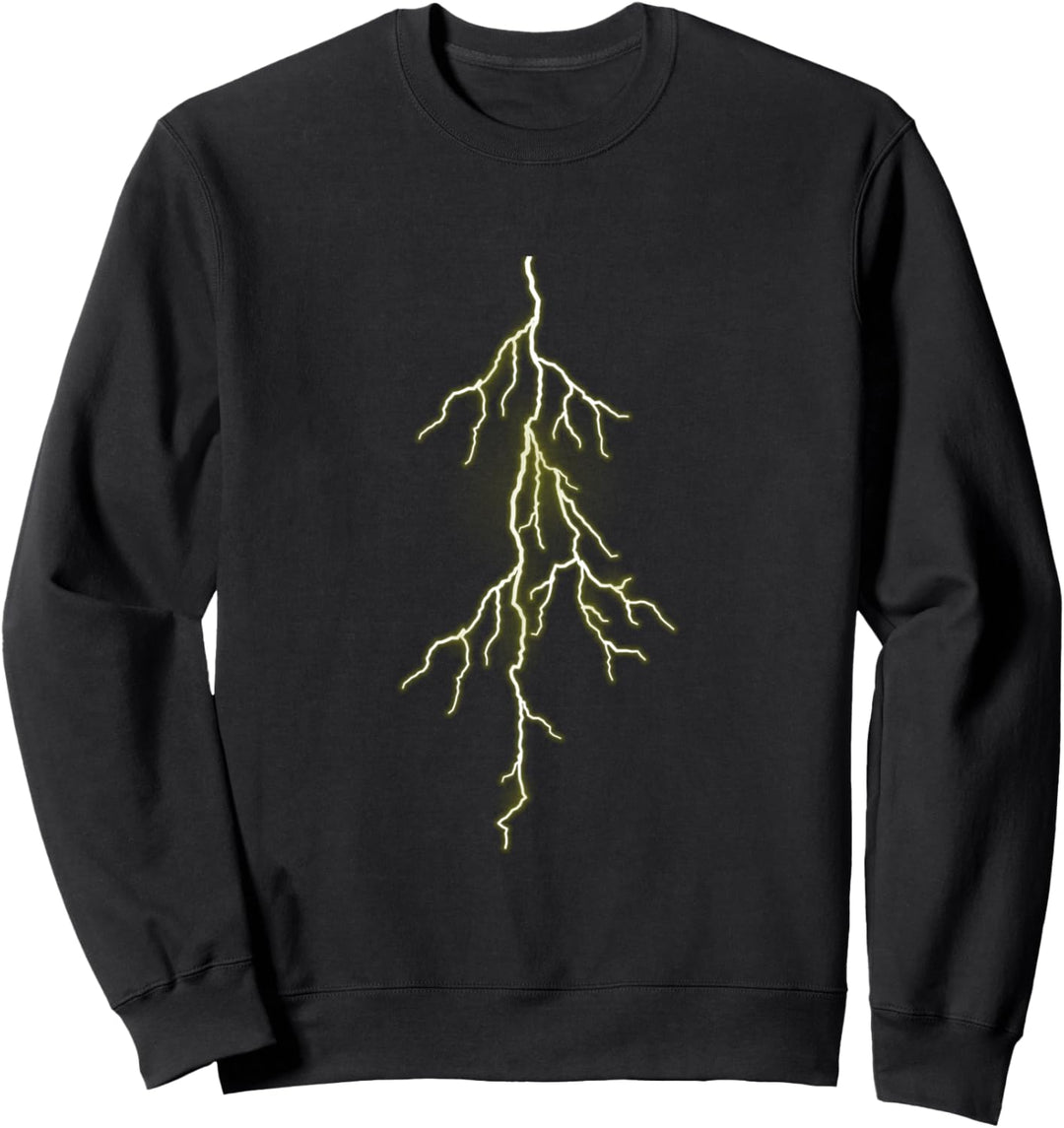Blitz Gewitter Blitzschlag Sturm Ball Blitz Sweatshirt