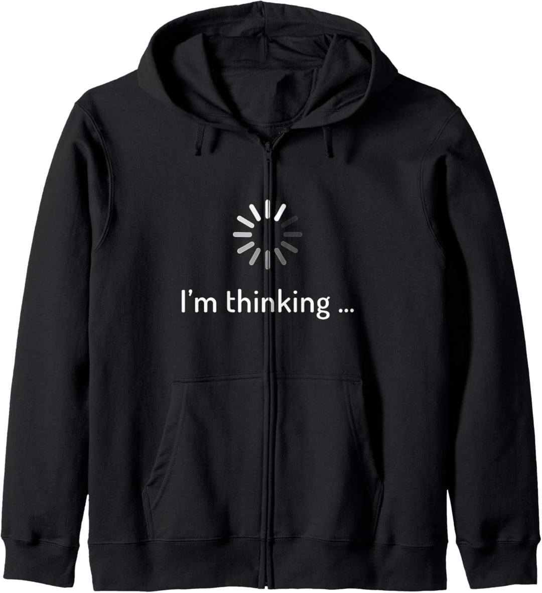 I am thinking IT Entwickler Programmierer Hacker Software Kapuzenjacke