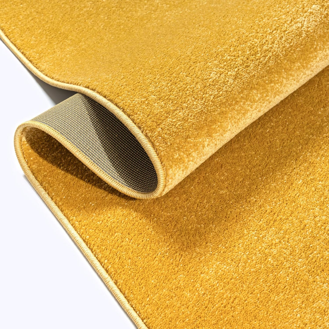SANAT Kurzflor Teppich Wohnzimmer - Uni Modern Teppiche fürs Schlafzimmer, Arbeitszimmer, Büro, Flur