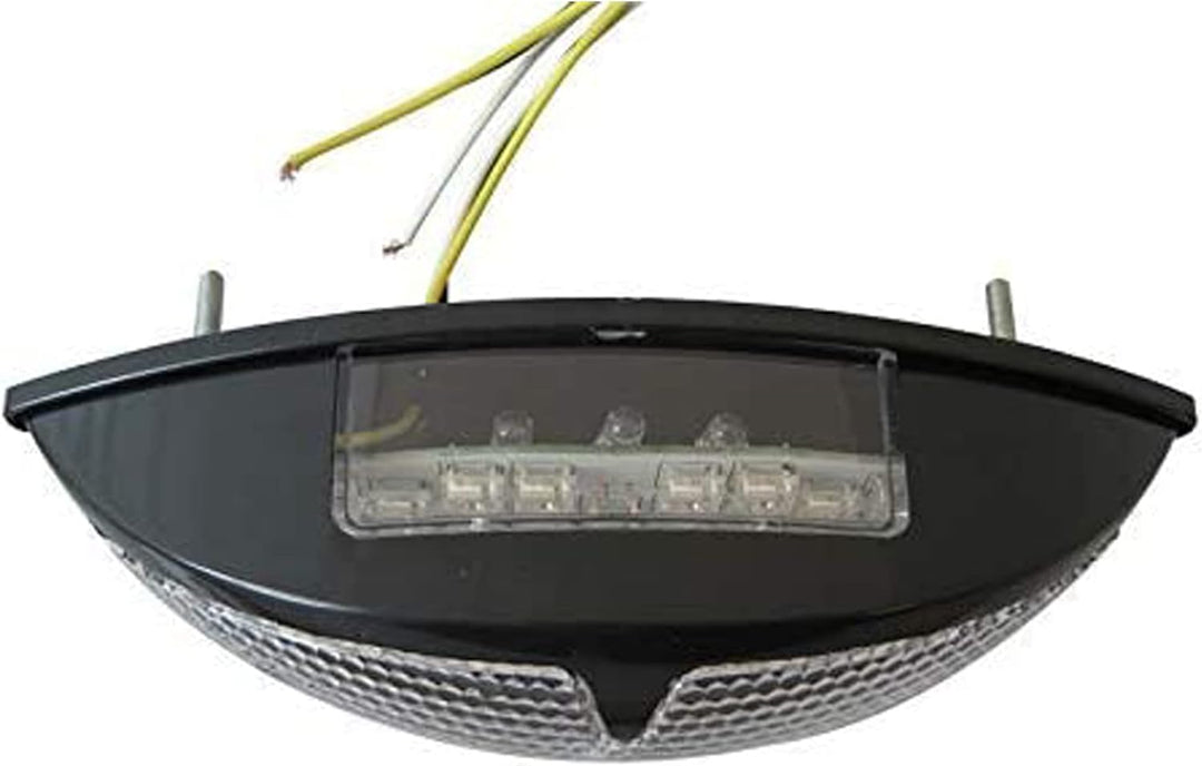 Alchemy Parts Motorrad Massgefertigt Schwarz Universal LED hinter Stop Rücklicht