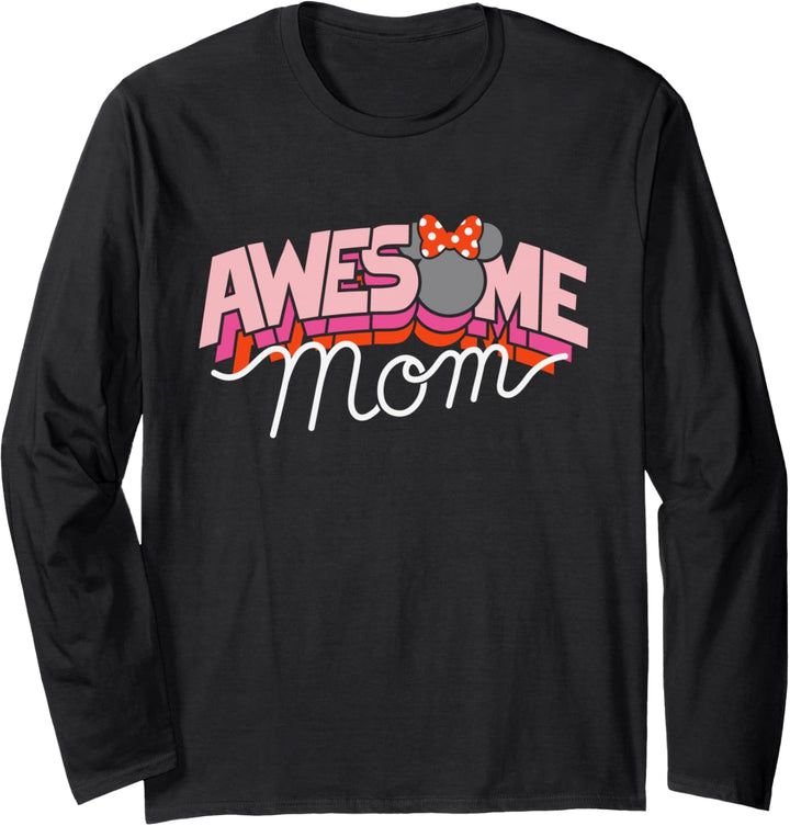 Disney Minnie Mouse Awesome Mom Langarmshirt