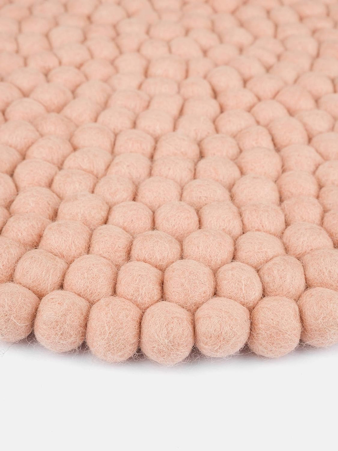 myfelt Filzkugel Sitzauflage Stuhlauflage - Merle - rund, Ø 36 cm, Rosa, Rosa