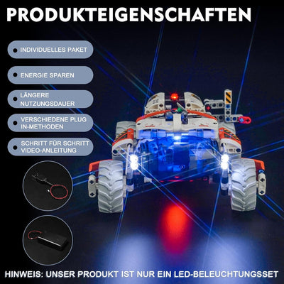 Led Licht Set kompatibel mit Lego 42178 Surface Space Loader LT78 (Kein Modell), Dekorationsbeleucht