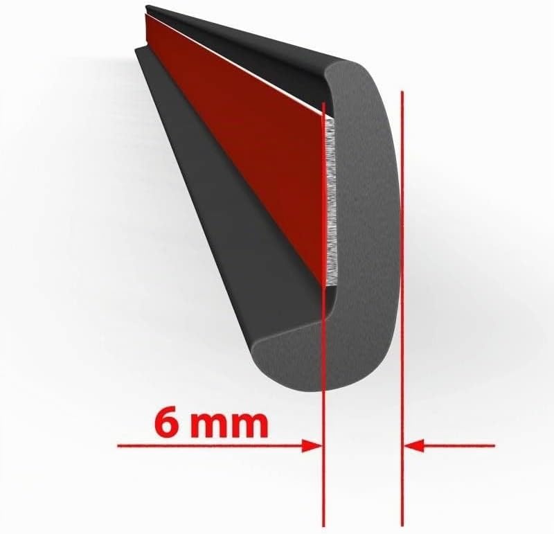 Hansen Styling Parts Kotflügelverbreiterung - universell - Breite: 6 mm - Länge: 150 cm 6 mm/1500 mm