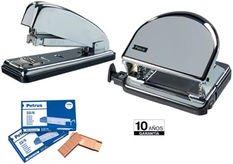 PETRUS 44709 Hefter Handtacker MOD.226, verchromt Modell 226, Modell 226