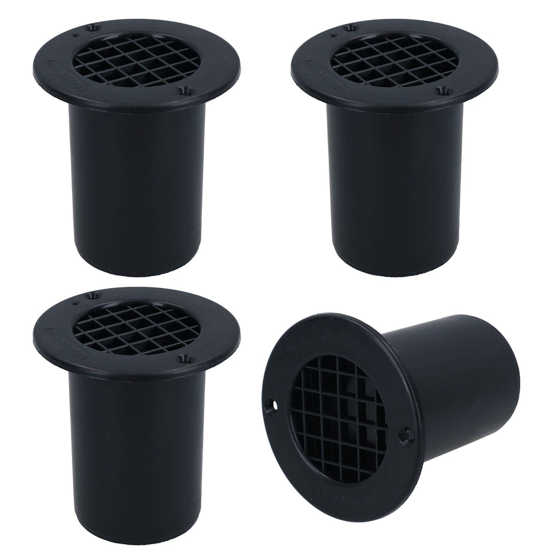 AB Tools Gas-Bodenlüftung, 75 mm langer Flansch, Wohnwagen, Van, Umbau Wohnmobil 4 Vents, 4 Vents