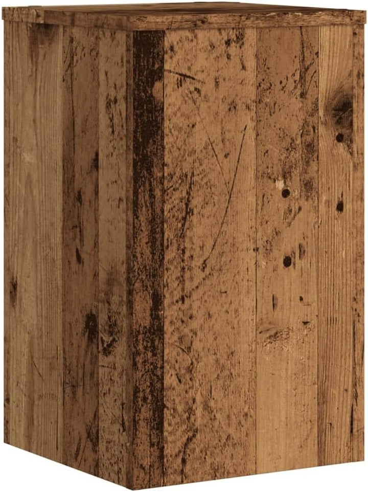 vidaXL Pflanzenständer 2 Stk. Altholz-Optik 30x30x50 cm Holzwerkstoff 30 x 30 x 50 cm Altholz, 30 x