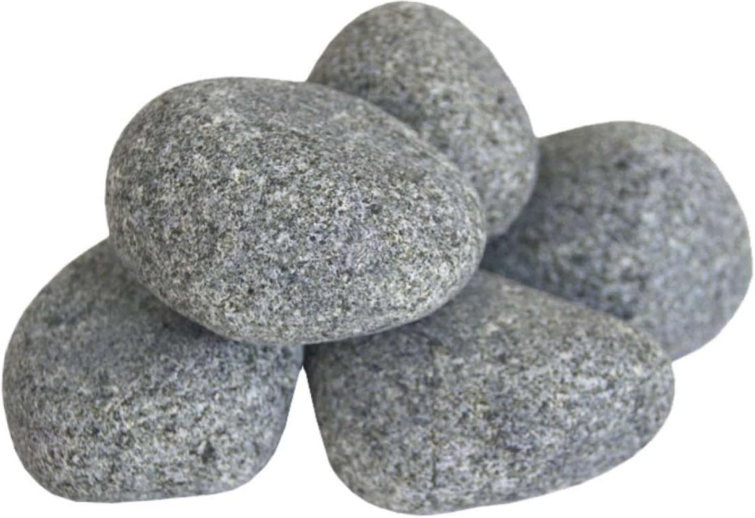 Sentiotec Saunasteine 15 kg rund für Saunaofen Finnische Saunasteine 5-10