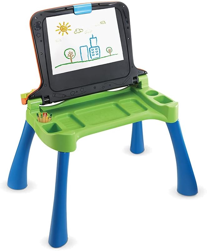 VTech Interaktiver Schreibtisch, Kunststoff, Mehrfarbig