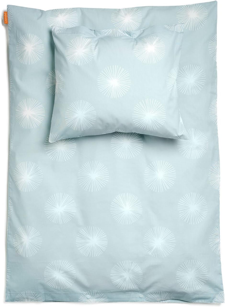 Leander Bettwäsche Kinderbettwäsche Flora 100x135 cm - Misty Blue - Original
