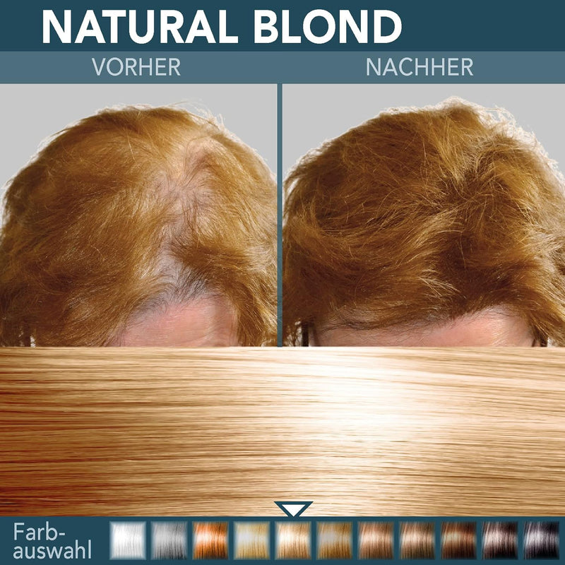 Cover HAIR Haarverdichtung mit Schütthaar 30 Gramm (Naturblond), Naturblond