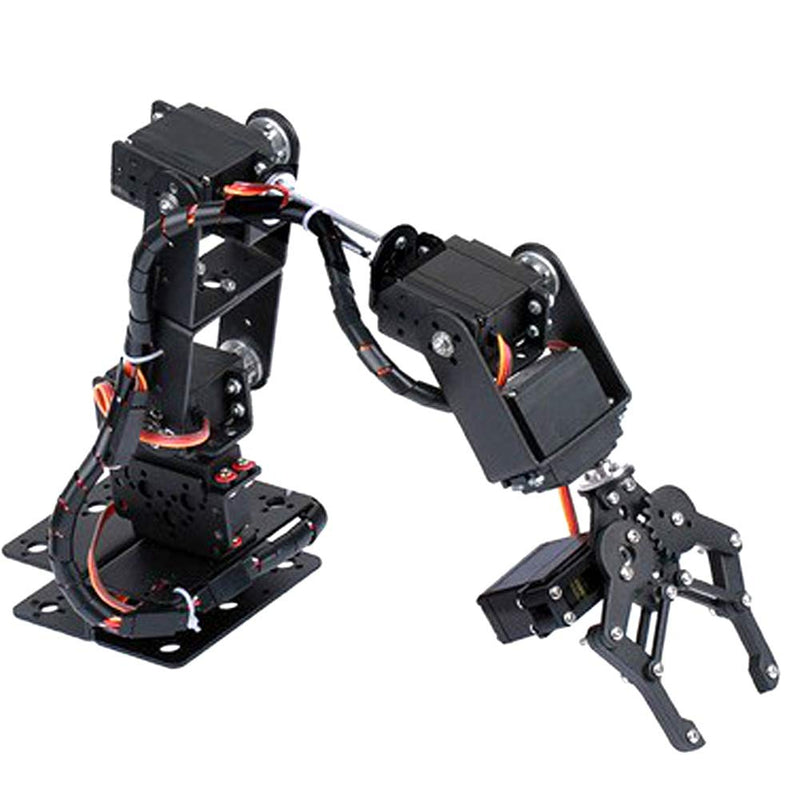 Roboterarm 6DOF Roboter-Mechanikarm-Klemmklaue-Kit, DOF-Manipulator-Industrieroboterteile für Hochsc