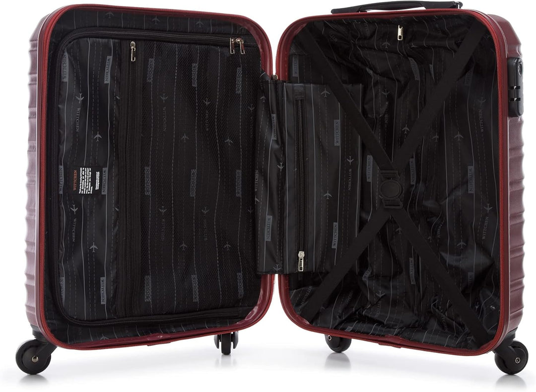 WITTCHEN Reisekoffer Handgepäck Kabinengepäck Rollkoffer Kabinenkoffer Kleiner Koffer Trolley Hartsc