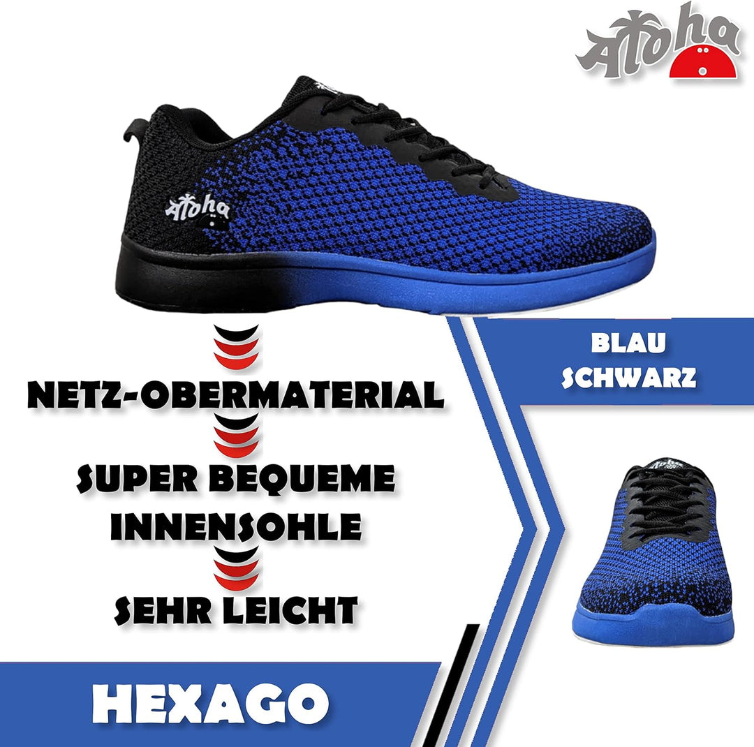 Bowling-Schuhe – Aloha HexaGo – Bowlingschuh für Damen, Herren und Jugendliche – Für Rechts- und Lin